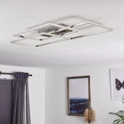 Hofstein Cheka Deckenleuchte LED Aluminium, 3-flammig, Fernbedienung -LED Leuchten Verkäufe 2022 cheka deckenleuchte h3374511 9