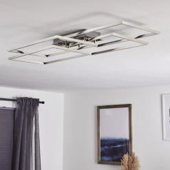 Hofstein Cheka Deckenleuchte LED Aluminium, 4-flammig, Fernbedienung -LED Leuchten Verkäufe 2022 cheka deckenleuchte h3374535 10