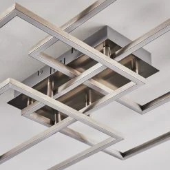 Hofstein Cheka Deckenleuchte LED Aluminium, 4-flammig, Fernbedienung -LED Leuchten Verkäufe 2022 cheka deckenleuchte h3374535 11