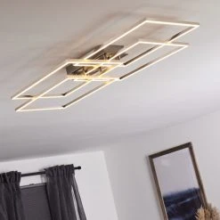 Hofstein Cheka Deckenleuchte LED Aluminium, 4-flammig, Fernbedienung -LED Leuchten Verkäufe 2022 cheka deckenleuchte h3374535 13