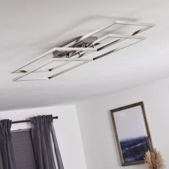 Hofstein Cheka Deckenleuchte LED Aluminium, 4-flammig, Fernbedienung -LED Leuchten Verkäufe 2022 cheka deckenleuchte h3374535 14