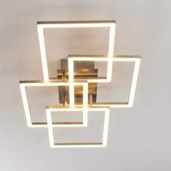 Hofstein Cheka Deckenleuchte LED Aluminium, 4-flammig -LED Leuchten Verkäufe 2022 cheka deckenleuchte h3374559 3