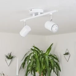 Hofstein Chennai Deckenleuchte LED Chrom, Wei&szlig;, 2-flammig -LED Leuchten Verkäufe 2022 chennai deckenleuchte h3319598 10