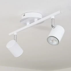 Hofstein Chennai Deckenleuchte LED Chrom, Wei&szlig;, 2-flammig -LED Leuchten Verkäufe 2022 chennai deckenleuchte h3319598 7