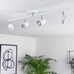 Hofstein Chennai Deckenleuchte LED Chrom, Wei&szlig;, 4-flammig -LED Leuchten Verkäufe 2022 chennai deckenleuchte h3319635 11