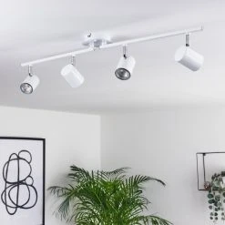 Hofstein Chennai Deckenleuchte LED Chrom, Wei&szlig;, 4-flammig -LED Leuchten Verkäufe 2022 chennai deckenleuchte h3319635 9