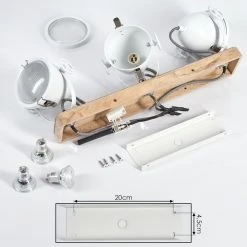 Hofstein Chetican Deckenleuchte LED Naturfarben, 3-flammig -LED Leuchten Verkäufe 2022 chetican deckenleuchte h3560556 4