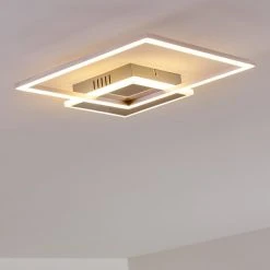 Hofstein Chilkat Deckenleuchte LED Nickel-Matt, 1-flammig -LED Leuchten Verkäufe 2022 chilkat deckenleuchte h3311554 10