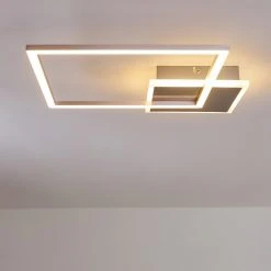 Hofstein Chilkat Deckenleuchte LED Nickel-Matt, 1-flammig -LED Leuchten Verkäufe 2022 chilkat deckenleuchte h3311554 11