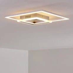 Hofstein Chilkat Deckenleuchte LED Nickel-Matt, 1-flammig -LED Leuchten Verkäufe 2022 chilkat deckenleuchte h3311554 14