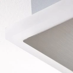 Hofstein Chilkat Deckenleuchte LED Nickel-Matt, 1-flammig -LED Leuchten Verkäufe 2022 chilkat deckenleuchte h3311554 17