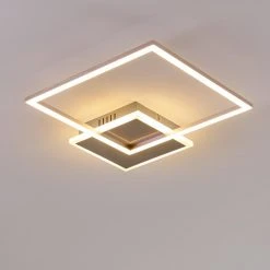 Hofstein Chilkat Deckenleuchte LED Nickel-Matt, 1-flammig -LED Leuchten Verkäufe 2022 chilkat deckenleuchte h3311554 2