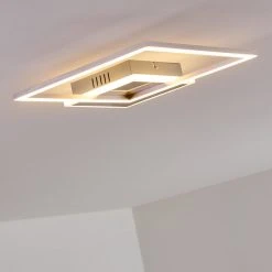 Hofstein Chilkat Deckenleuchte LED Nickel-Matt, 1-flammig -LED Leuchten Verkäufe 2022 chilkat deckenleuchte h3311554 8