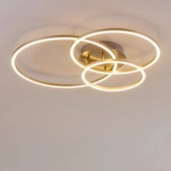 Hofstein Chilkat Deckenleuchte LED Nickel-Matt, 1-flammig -LED Leuchten Verkäufe 2022 chilkat deckenleuchte h3311639 4