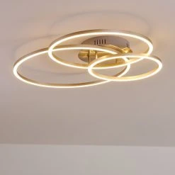 Hofstein Chilkat Deckenleuchte LED Nickel-Matt, 1-flammig -LED Leuchten Verkäufe 2022 chilkat deckenleuchte h3311639 8