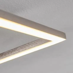 Hofstein Chilkat Deckenleuchte LED Nickel-Matt, 1-flammig -LED Leuchten Verkäufe 2022 chilkat deckenleuchte h3382059 5