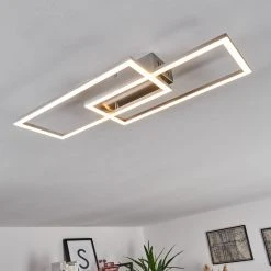 Hofstein Chilkat Deckenleuchte LED Nickel-Matt, 1-flammig -LED Leuchten Verkäufe 2022 chilkat deckenleuchte h3382059 6