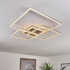 Hofstein Chilkat Deckenleuchte LED Nickel-Matt, 1-flammig -LED Leuchten Verkäufe 2022 chilkat deckenleuchte h3384404 10