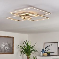 Hofstein Chilkat Deckenleuchte LED Nickel-Matt, 1-flammig -LED Leuchten Verkäufe 2022 chilkat deckenleuchte h3384404 6