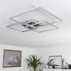 Hofstein Chilkat Deckenleuchte LED Nickel-Matt, 1-flammig -LED Leuchten Verkäufe 2022 chilkat deckenleuchte h3384404 9