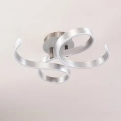 Hofstein Chippewa Deckenleuchte LED Nickel-Matt, 1-flammig -LED Leuchten Verkäufe 2022 chippewa deckenleuchte h3312643 16