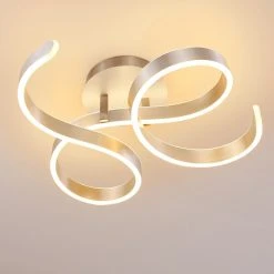 Hofstein Chippewa Deckenleuchte LED Nickel-Matt, 1-flammig -LED Leuchten Verkäufe 2022 chippewa deckenleuchte h3312643 9