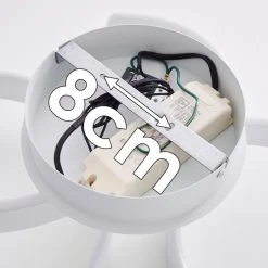 Hofstein Chippewa Deckenleuchte LED Wei&szlig;, 1-flammig -LED Leuchten Verkäufe 2022 chippewa deckenleuchte h3312667 21