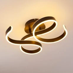 Hofstein Chippewa Deckenleuchte LED Schwarz, 1-flammig -LED Leuchten Verkäufe 2022 chippewa deckenleuchte h3312681 11