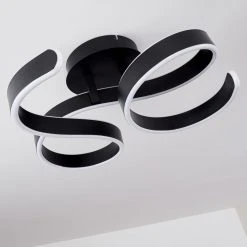 Hofstein Chippewa Deckenleuchte LED Schwarz, 1-flammig -LED Leuchten Verkäufe 2022 chippewa deckenleuchte h3312681 13