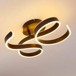 Hofstein Chippewa Deckenleuchte LED Schwarz, 1-flammig -LED Leuchten Verkäufe 2022 chippewa deckenleuchte h3312681 19