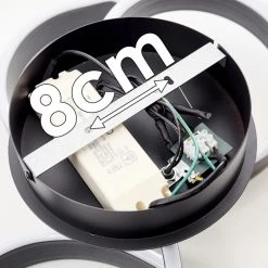 Hofstein Chippewa Deckenleuchte LED Schwarz, 1-flammig -LED Leuchten Verkäufe 2022 chippewa deckenleuchte h3312681 21