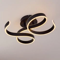 Hofstein Chippewa Deckenleuchte LED Schwarz, 1-flammig -LED Leuchten Verkäufe 2022 chippewa deckenleuchte h3312681 6