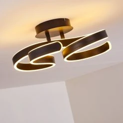 Hofstein Chippewa Deckenleuchte LED Schwarz, 1-flammig -LED Leuchten Verkäufe 2022 chippewa deckenleuchte h3312681 7