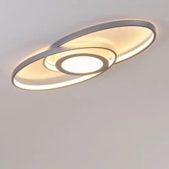 Hofstein Chunky Deckenleuchte LED Silber, 1-flammig -LED Leuchten Verkäufe 2022 chunky deckenleuchte h3311615 10