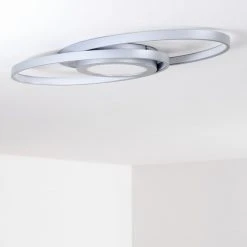 Hofstein Chunky Deckenleuchte LED Silber, 1-flammig -LED Leuchten Verkäufe 2022 chunky deckenleuchte h3311615 15