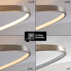 Hofstein Chute Deckenleuchte LED Nickel-Matt, 1-flammig -LED Leuchten Verkäufe 2022 chute deckenleuchte h3313497 18