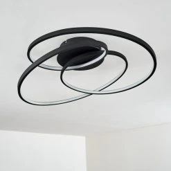 Hofstein Chute Deckenleuchte LED Schwarz, 1-flammig -LED Leuchten Verkäufe 2022 chute deckenleuchte h3313510 12