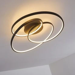 Hofstein Chute Deckenleuchte LED Schwarz, 1-flammig -LED Leuchten Verkäufe 2022 chute deckenleuchte h3313510 13