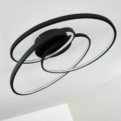 Hofstein Chute Deckenleuchte LED Schwarz, 1-flammig -LED Leuchten Verkäufe 2022 chute deckenleuchte h3313510 14