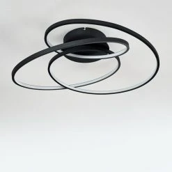 Hofstein Chute Deckenleuchte LED Schwarz, 1-flammig -LED Leuchten Verkäufe 2022 chute deckenleuchte h3313510 15