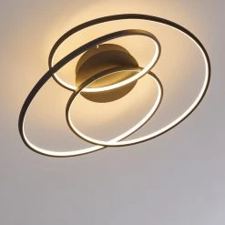 Hofstein Chute Deckenleuchte LED Schwarz, 1-flammig -LED Leuchten Verkäufe 2022 chute deckenleuchte h3313510 7