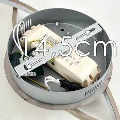 Hofstein Chute Deckenleuchte LED Nickel-Matt, 1-flammig -LED Leuchten Verkäufe 2022 chute deckenleuchte h3313534 16