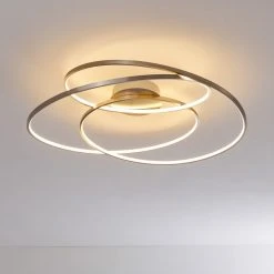 Hofstein Chute Deckenleuchte LED Nickel-Matt, 1-flammig -LED Leuchten Verkäufe 2022 chute deckenleuchte h3313534 2