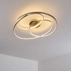 Hofstein Chute Deckenleuchte LED Nickel-Matt, 1-flammig -LED Leuchten Verkäufe 2022 chute deckenleuchte h3313534 9