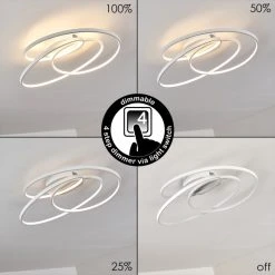 Hofstein Chute Deckenleuchte LED Wei&szlig;, 1-flammig -LED Leuchten Verkäufe 2022 chute deckenleuchte h3314135 5