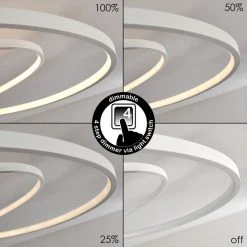 Hofstein Chute Deckenleuchte LED Wei&szlig;, 1-flammig -LED Leuchten Verkäufe 2022 chute deckenleuchte h3314135 9