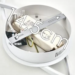 Hofstein Chute Deckenleuchte LED Wei&szlig;, 1-flammig -LED Leuchten Verkäufe 2022 chute deckenleuchte h3314159 18