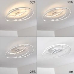 Hofstein Chute Deckenleuchte LED Wei&szlig;, 1-flammig -LED Leuchten Verkäufe 2022 chute deckenleuchte h3314159 4