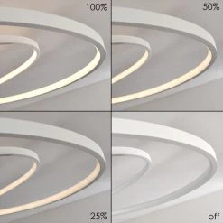 Hofstein Chute Deckenleuchte LED Wei&szlig;, 1-flammig -LED Leuchten Verkäufe 2022 chute deckenleuchte h3314159 9