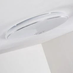 Hofstein Cirque Deckenleuchte LED Chrom, 1-flammig, Fernbedienung, Farbwechsler -LED Leuchten Verkäufe 2022 cirque deckenleuchte h3110539 do1 19